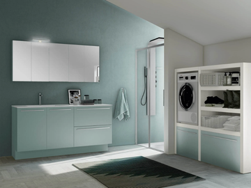 STORE STO12 - Laundry room cabinet for washing machine with drawers by Gruppo Geromin - view 2